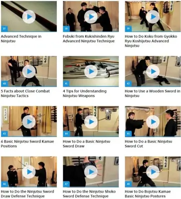 Ninjutsu Techniques android App screenshot 1